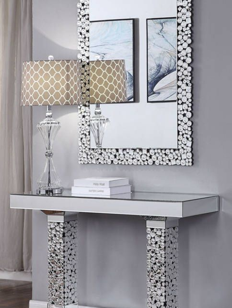 Acme Furniture Kachina Console Table and Mirror