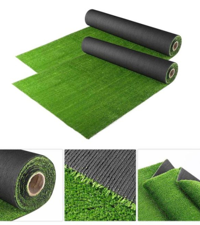 Yescom 65'x10' Artificial Grass Turf Patio Carpet Mat (2x)65x5ft