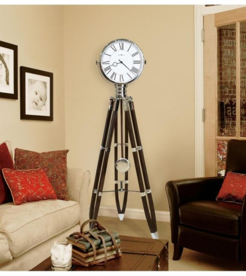 Howard Miller Chaplin Tripod Wood Floor Clock 615070