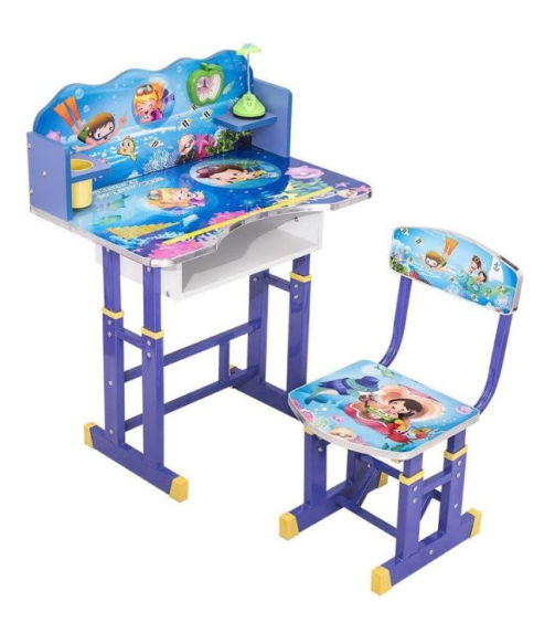 Kids Study Table With Pin Board