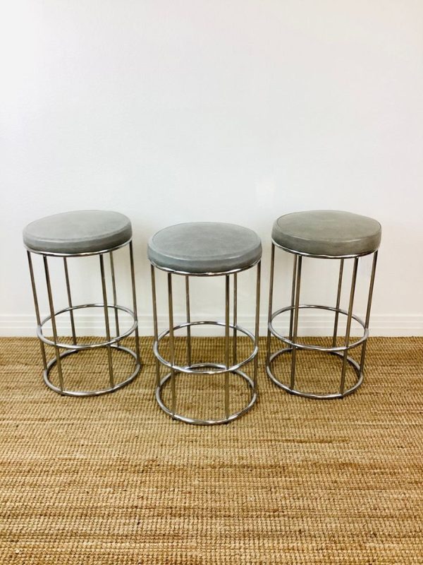 Stainless Wire Stool. - Image 3